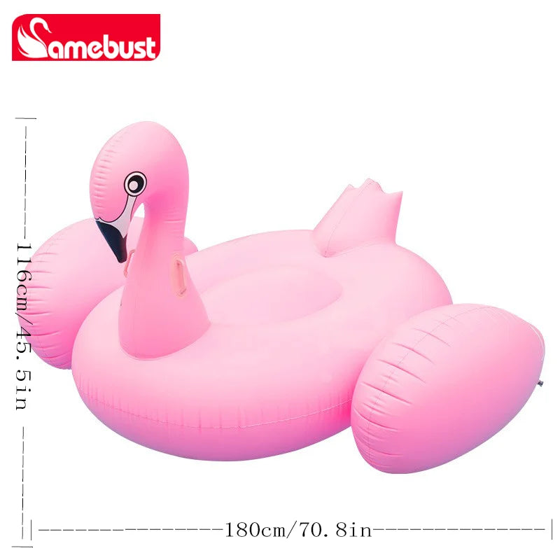 Camebust Inflatable Flamingo Tube Water Floating