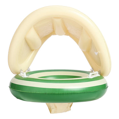 Inflatable Swim Ring with Detachable Sunshade